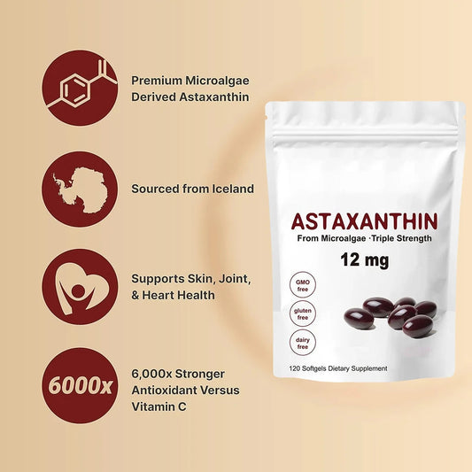 Astaxanthin 12mg Softgels