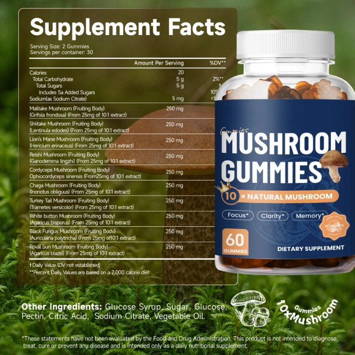 Mushroom Blend Dietary Gummies