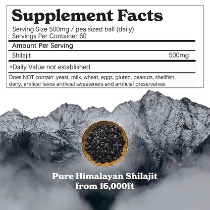 Himalayan Shilajit Resin